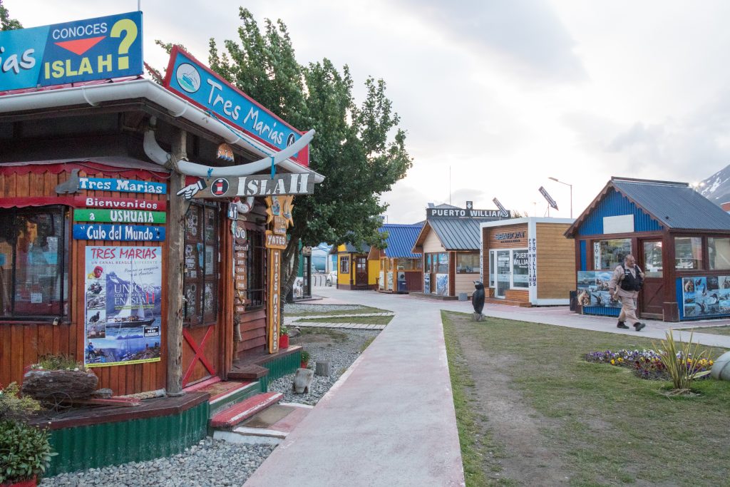 Tourist offices near the waterfront in Ushuaia, Argentina. #ushuaia