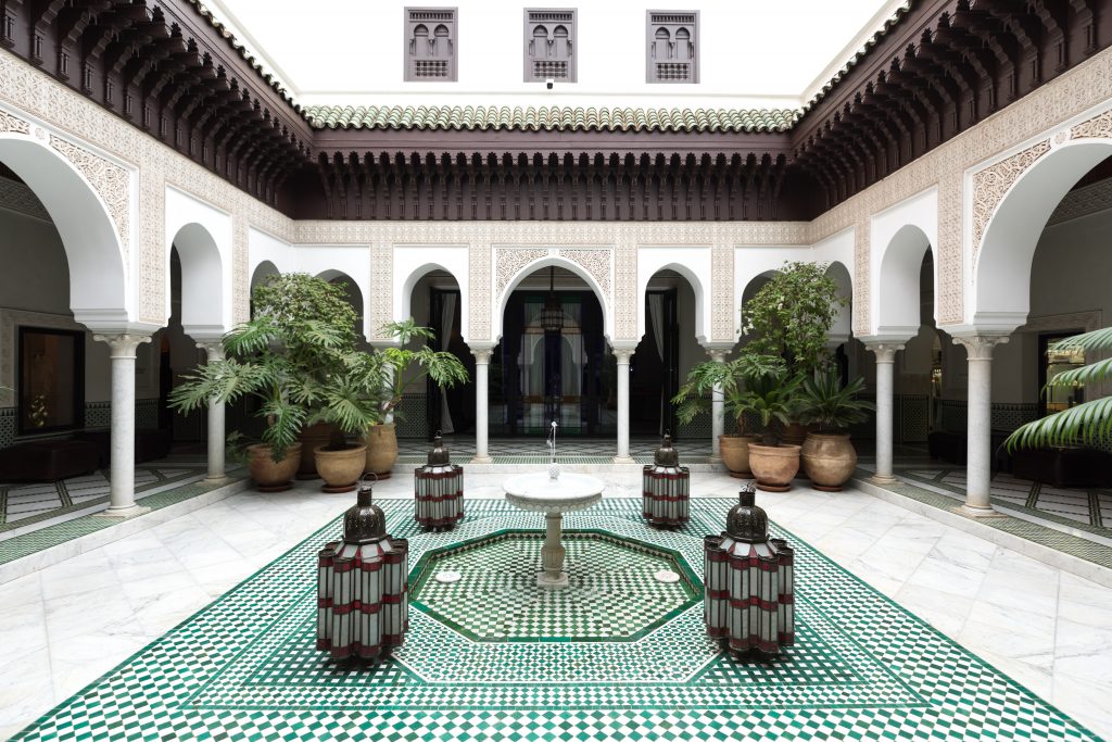 Moroccan archtecture and decor at La Mamounia. #marrakesh #lamamounia
