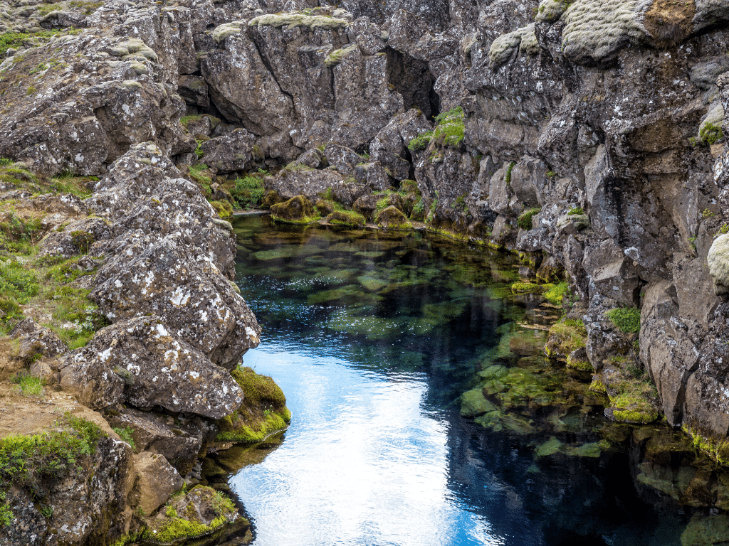 The water of the Silfra Fissure.