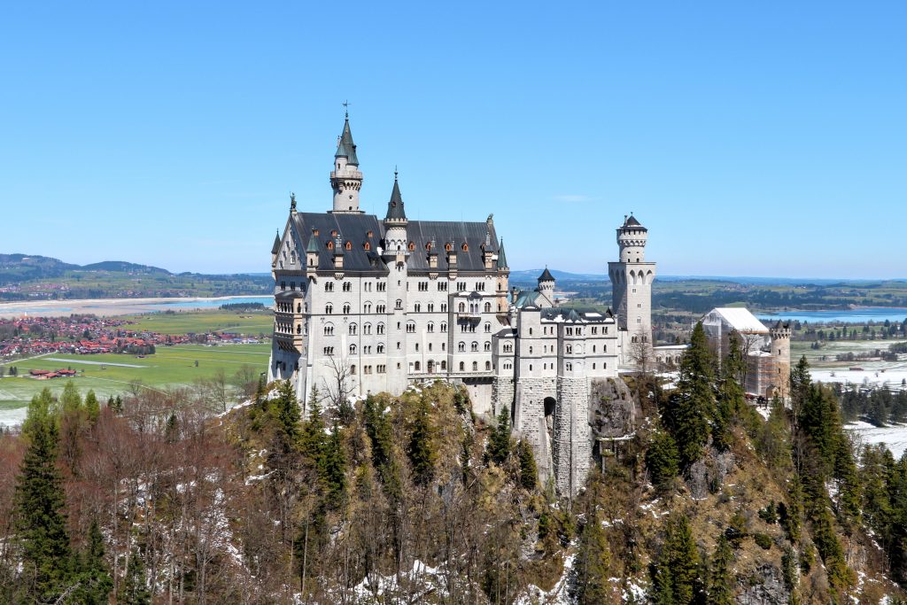 Neuschwanstein Castle in Fussen, Germany. Seeing this fairy tale castle is a breathtaking bucket list experience. #bucketlistexperience