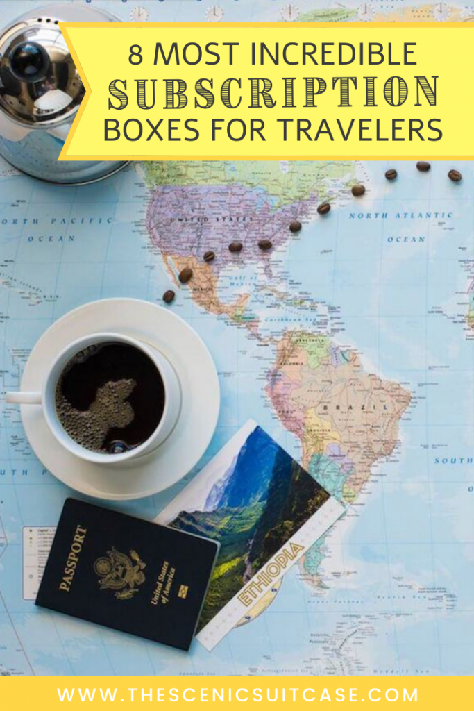 Discover 8 of the most incredible subscription boxes for travelers to help fuel your wanderlust. Buy them for yourself or as awesome gifts!
