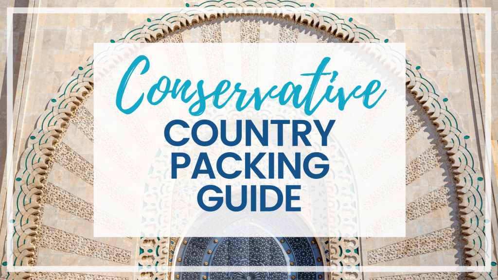 Your complete conservative country packing guide for everything you need to bring for your visit. And, just as important, learn what NOT to wear! #conservativecountrypackingtips
