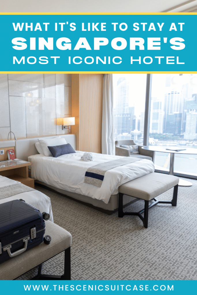 Find out what it's really like to stay at the Marina Bay Sands Singapore. What to expect, what's nearby, and what you shouldn't miss! #marinabaysands