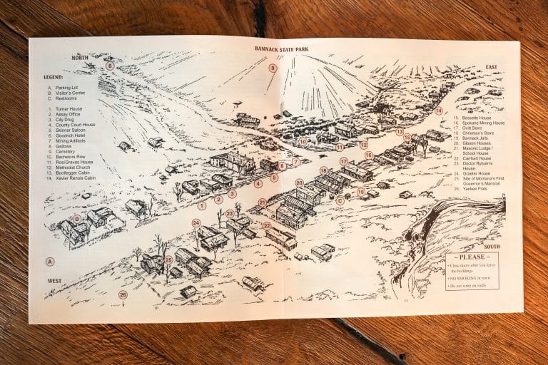 VISITING THE GHOST TOWN IN BANNACK MONTANA