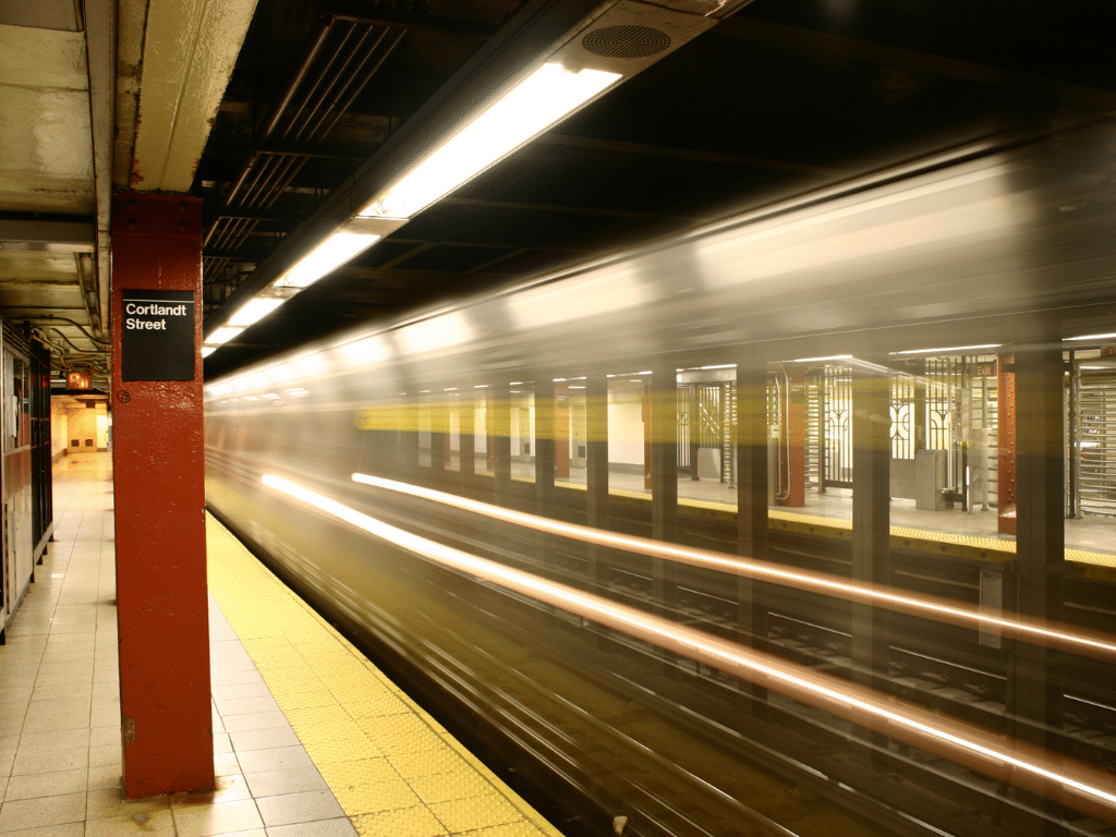 New York City subway.