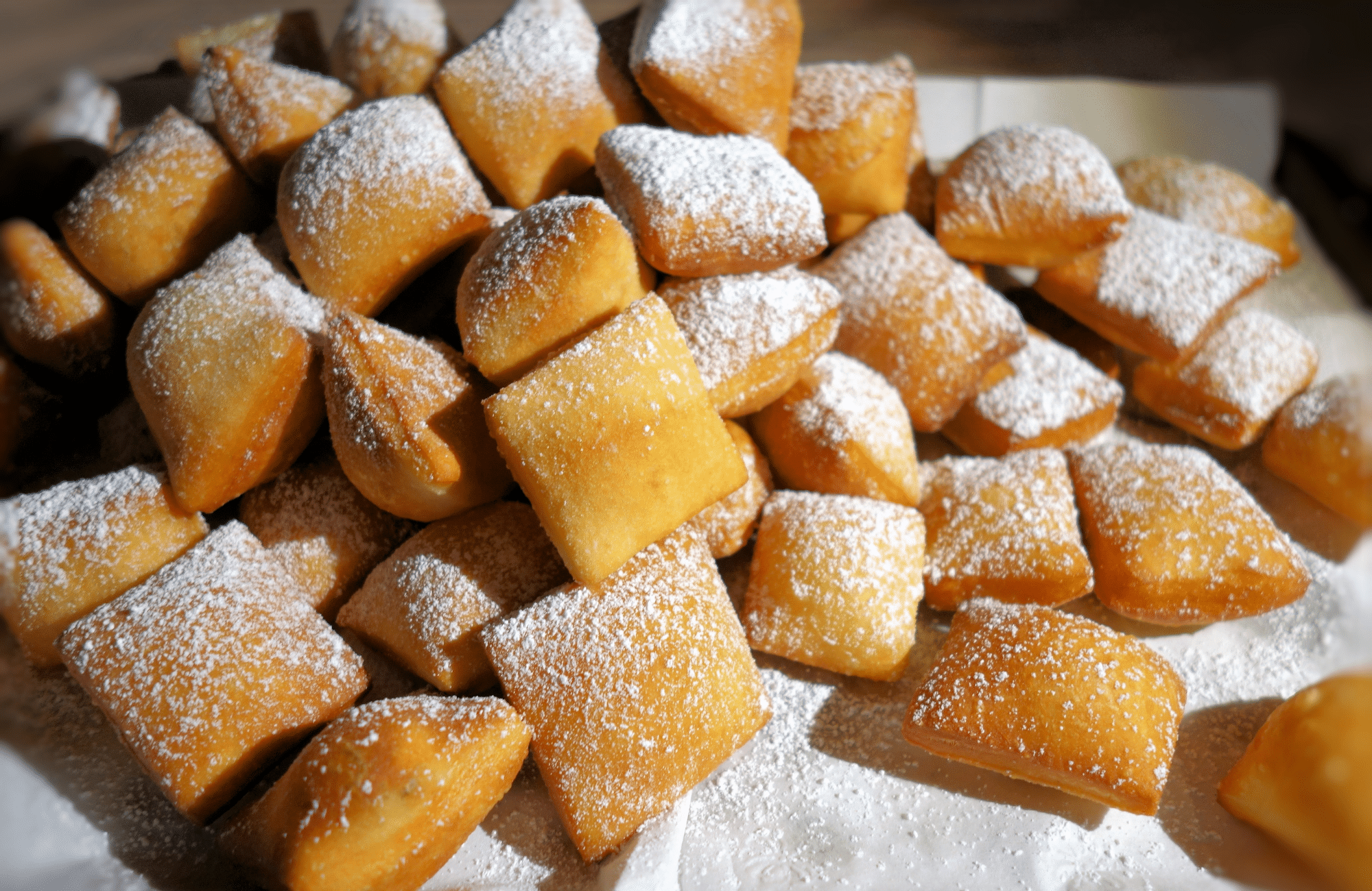 Beignets from Café du Monde in New Orleans.