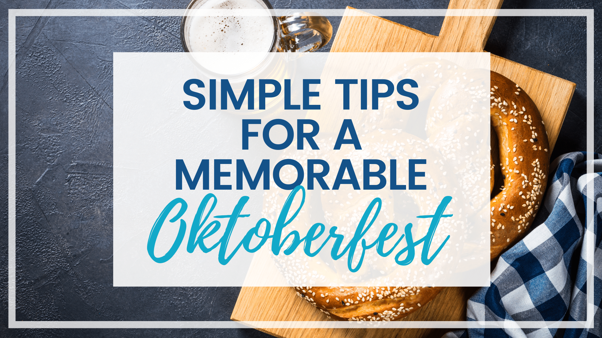 Discover simple tips for a memorable Oktoberfest in Munich. Find out what to see, do, and eat while you're there!